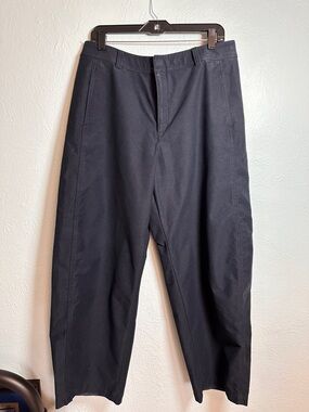 Uniqlo Women’s Jersey Barrel Leg Pants in Navy, Size XL